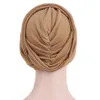 Cappucci turbante per donne Musulmano Bonnet pronto da indossare Hijab Musulman Femme Head Wraps Ladies Hair Loss Chemio Cap