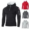 Mode Heren Hoodies Wandelen Klimmen Expeditie Truien met capuchon Sweatshirts Casual Hoody Sportkleding Jas Jas Halve rits Britse vlag Pullover