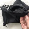 13x10cmの黒い布のダストバッグファッションパッキング2cパッケージのめっきらんバッグのための2つのパッケージのめっきられた収納ケース
