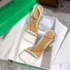 Square Toe One Word Strap High Heel Sandals Women Thin metal chain Design Ankle Buckle 2021 Summer New Sexy Party Shoes Mujer