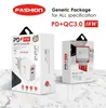 PD 18W Dual USB PD Quick Charge QC 3.0 pour iPhone 12 Samsung S20 Chargeur mural rapide avec emballage de vente au détail