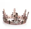 Party Decoration Mini Crown Tiara Cake Topper Crystal Barn Hår Ornament För Bröllop Födelsedag Baby Showe