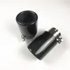 Une pièce: fibre de carbone complète pour Akrapovic embouts de silencieux d'échappement universels style de couverture de voiture automatique