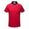 2021 Hoge Kwaliteit Mannen Tees Polo Patchwork Heren Designer T-shirt Casual Mannen Kleding Katoen Tee Mode Poloshirt