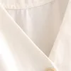 Femmes élégantes automne nouveau col en V simple boutonnage mince chemise en velours côtelé veste femme taille à manches longues LJ200813