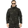 Giacca e cappotto mimetico militare da uomo Giacca tattica militare Inverno Impermeabile Soft Shell Giubbotti Giacca a vento Abiti da caccia 201124