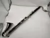 Ny ankomst Margewate Low c Clarinet Silverpläterade nycklar Bass klarinett Professionellt musikinstrument med munstycke