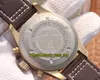 2020 ZFF Latest Spitfire fighter Series Bronze Case 387902 Green Dial ETA A7750 Chronograph Mechanical Mens Watch Stopwatch Watche2017