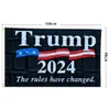 2024 USA: s allmänna val 90*150 cm Trump Flag 2024 Trump 2024 Presidentval Flagg 10 Stil kan välja XD24220