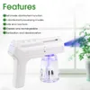 2 in 1 Electrolytic Acid Disinfectant Generator Handheld Disinfecting Sprayer Nano Spray Gun With UV Blue Light