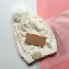 Winter Pompon Vailies Australia Designer Krajowskie czapki kobiety dziewczyny czapki czaszki czapki maska ​​modna etykieta szydełka czapka ciepła dzianina czapka na zewnątrz1682522