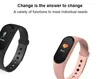 M5 Smart Bracelet Men Watch Fitness Women Women Sports Tracker Smartwatch Play Music Band para Adriod iOS