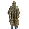 QIAN Imperméable Imperméable Hommes Jungle Poncho Sac À Dos Camouflage Manteau Vélo Randonnée Voyage Couverture Y200324