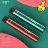 1800puffs 통합 된 950mAh 배터리 30 색상 사용 가능한 8743489가있는 최고 판매 일회용 전자 담배 IGET XXL vape 펜