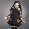 LZH 2020 inverno bambini cappotto ragazze giacche cappotti caldi per bambini giacche Plus Size di media lunghezza cappotto di cotone spesso vestiti per bambini LJ201130