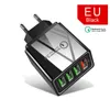 Chargeur rapide 3.0 Chargeur USB pour Samsung pour iPhone QC 3.0 Chargeur mural rapide US EU UK Plug Adapter