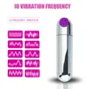 10 Snelheid Krachtige USB-oplaadbare Mini Bullet Vibrator G-spot Clitoris Stimulator Anale Dildo Vibrator Adult Sex Toy voor Dames 201201