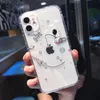 かわいい漫画宇宙飛行宇宙スペース透明なiPhoneケースiPhone 13 12 11 Pro最大XR X Xmax 7 8プラスクリアソフトTPU耐衝撃バックカバードロップシップ卸売DHL