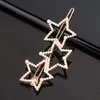 Women pearl Hair Clips Star heart Triangle Circle Hairpin Hair Barrettes for Women girls fashion jewelry will and sandy
