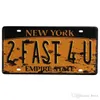 2021 USA Vintage Car License Metal Plates Car Number Tin Signs Bar Pub Cafe Decor Metal Sign Garage Painting Plaque Wall Sticker Carfts