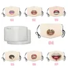 Moda Diament Brokat Lips Maska Twarzy Celebrity Kolorowa maska ​​Rhinestone Dekoracje Twarzowe Oddychające Magiczne Kremowe Szaliki