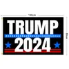 Più nuovo 90 * 150 cm Bandiera Trump 2024 America elezione Poliestere Stampa digitale Bandiere Tenere America Grande di nuovo Ivanka Decor Banner LJJP822