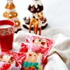 Śliczne świąteczne łosie samozwańczy pieczęć ciasteczko torby worki worki worki