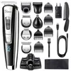 Wodoodporna WSZYSTKIE W ONE WŁOSOWE TRIMER Broda Kit Grooming Clipper for Men Elelctric Cutter Machine Zestaw korpusu 220222