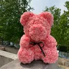 Valentines Day Gifts 25cm Rose Bear Artificial Flower Gift Box Packaging Valentines Day Gifts For Girl HHXD24314