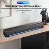 USB السلكية الكمبيوتر مكبر الصوت شريط ستيريو SoundBar مضخم صوت مشغل موسيقى باس المحيط المحيطي مربع الصوت للتلفزيون الكمبيوتر المحمول الذكي اللوحي mp3 mp4