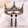 coroa de casamento preto