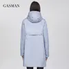 Gasman Fashion Veste chaude Veste Femme Long Fermeture à glissière Down Parka Down Parka Capuche à capuche Veste pour femmes Automne Coton Solide Manteau Femme 201217