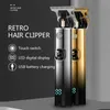 Elektrische haartrimmer Clipper Professionele Scheerapparaat Baard Barber 0mm Mannen Snijmachine voor Cut 220312