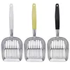 Cat Litter Scoop Big Metal Kitten Poop Scooper Aluminum Alloy Sifter Deep Shovel Ergonomic Long Handle JK2012XB