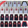 1992 Basquete da equipe 9 Larry Patrick Ewing Scottie Pippen Mullin Robinson Drexler Laettner Stockton Malone Charles Barkley Jerseys