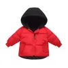 Benemaker Children's Winter Jackets Overalls Girl Boy Parkas Windbreaker Baby 2-8Y Warm Clothes Coat Hooded Kids Outerwear JH104 201102