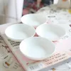 Pure household bone saucer with soy Dinnerware Sets sauce and vinegar seasoning small round hot pot dishes ceramic snack dish