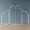 Party Decoration 3 Pcs Wedding For Stand Round Metal Flower Wall Stage Frame Backdrops Circle Event And Background Arch Backdrop