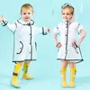 Çocuk Erkek Kız Rainboots Çocuk Şeffaf Su Geçirmez Yağmur Ayakkabı Öğrencileri Çocuk Bebek Yürüyor Yağmur Botları Kaymaz Boyutu 24-32 201222