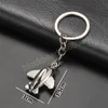 High Quality 3D Metal Model Airplane Aircraft Key Chains For Women Men Charm Pendants Car Keyring Keychain Jewelry Creative Gift