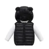 Vêtements d'automne et d'hiver Gilets chauds pour enfants de 1 à 5 ans Bébé fille Garçons Gilet mignon Coton rembourré Vêtements d'extérieur Vestes pour enfants pour filles LJ201130