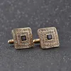 gold diamond cufflinks