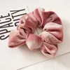 Fascia per capelli in velluto da donna Bowknot Nastri per capelli per ragazza Fasce elastiche per capelli Papillon Corda Porta coda di cavallo Accessori per capelli 10 colori