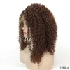 Afro Verworrene Lockige Synthetische Lacefront Perücke Simulation Echthaar Lace Front Perücken 14~26 Zoll Hochtemperaturfasern Perücken 19416-4