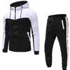 Sweat à capuche pantalons ensembles survêtement Jogging survêtement vêtements de sport hommes survêtement ensemble sweats à capuche Joggers ensemble automne hiver Gym Active Wear1