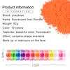 Fluorescent Neon Pigment Eye Shadow 12 ColorsSet Makeup Palette Glitter Shimmer Eyeshadow Face Body Nail Art Cosmetics Tool1849771