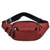 Mode Sport Purse Waist Bag Kvinnor Blet Murse Back Anti Theft Zipper Väskor Kvinnlig Banan Crossbody Belt Pack