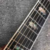 사용자 정의 AAAAA 모든 솔리드 우드 OM 40 인치 어쿠스틱 기타 맞춤형 헤드 스톡 로고 및 내부 라벨