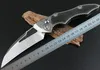 1pcs Top Quality Hawk PTF Auto Karambit Claw Knife D2 raso Blade 6061-T6 + Coltelli tattici in fibra di carbonio con scatola al minuto
