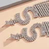 IngeSight.Z Luxury Shiny Rhinestone Alphabet Initial Letter A Drop Dangle Earrings Crystal Long Tassl Earrings for Women Jewelry1